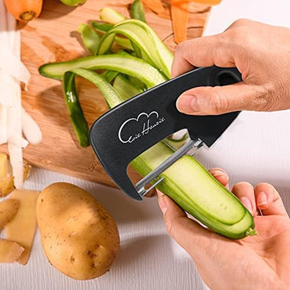 Kitchen Tools and Gadgets Set 5 Pieces, Cooking Essentials, Black