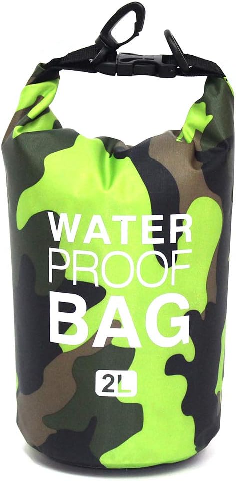 Waterproof Dry Bag 2L/5L/10L/15L/20L/30L, Roll Top Sack Keeps Gear Dry for Kayaking, Rafting, Boating, Swimming, Camping, Hiking, Beach, Fishing with Free Waterproof Phone Case