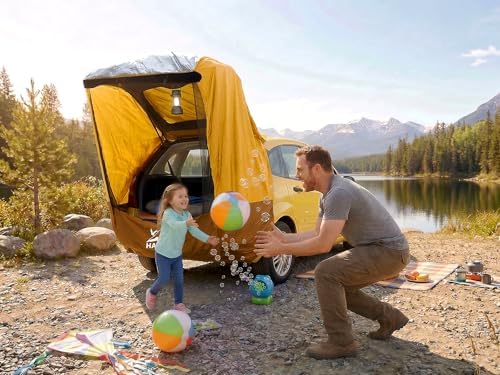 HASIKA SUV Tailgate Tent, 2-Person Car Camping Awning