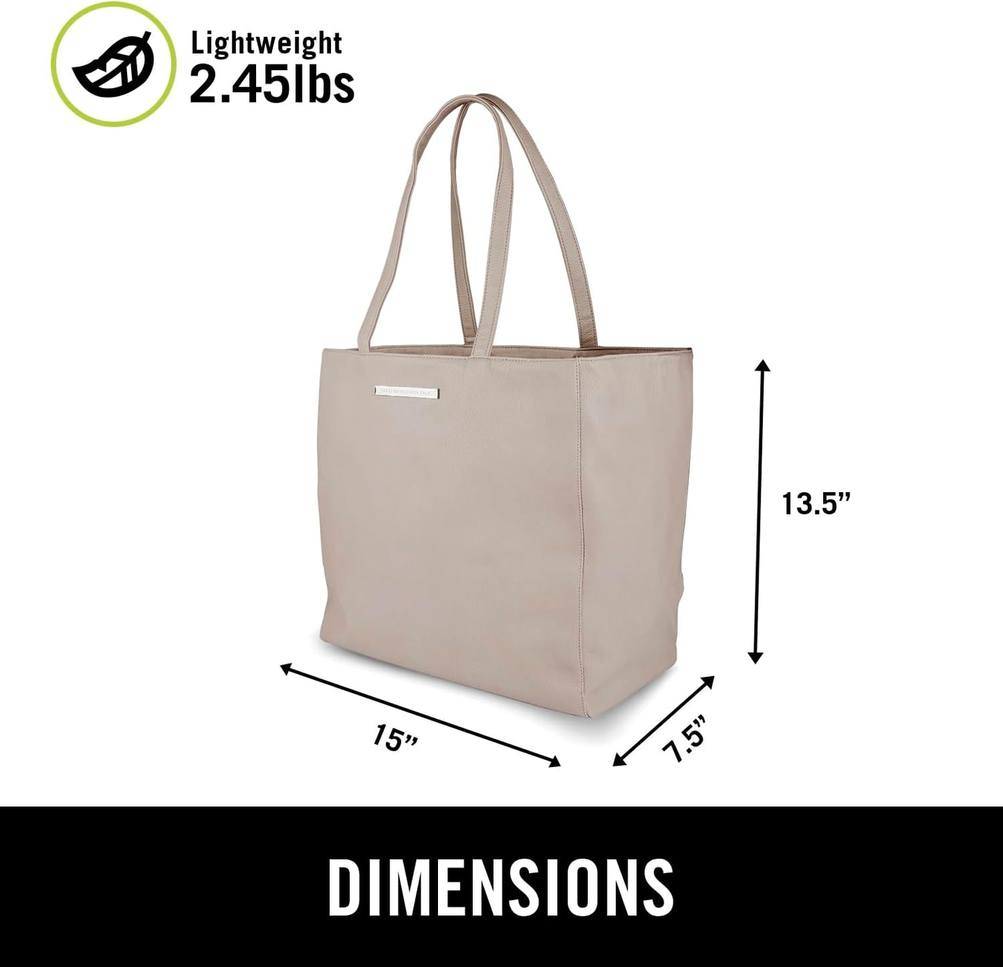 Kenneth Cole REACTION Marley Backpack, Taupe, 16" Laptop Tote