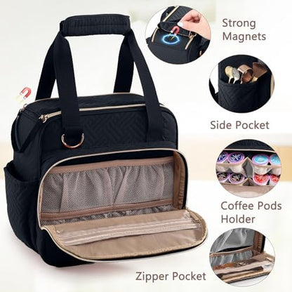 BAGSPRITE Coffee Maker Travel Bag Compatible with Keurig K-Mini Mate