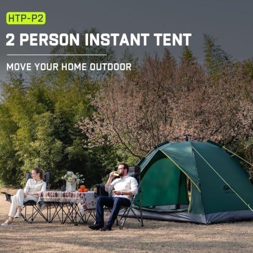 Happy Travel 2/4 Person Camping Tent, Instant Easy Pop Up Tents for Camping