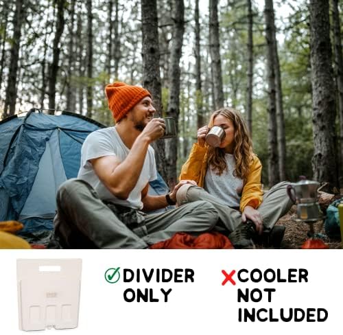 Above Sea Level Ice Pack Divider Compatible with YETI Coolers - Choose Your Size (Tundra Haul, 35/45, 65, Roadie 32, 48/60) - Freeable Cooler Insert for Tundra and Roadie Ice Chests