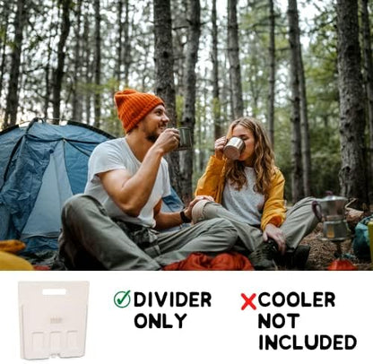 Above Sea Level Ice Pack Divider Compatible with YETI Coolers - Choose Your Size (Tundra Haul, 35/45, 65, Roadie 32, 48/60) - Freeable Cooler Insert for Tundra and Roadie Ice Chests