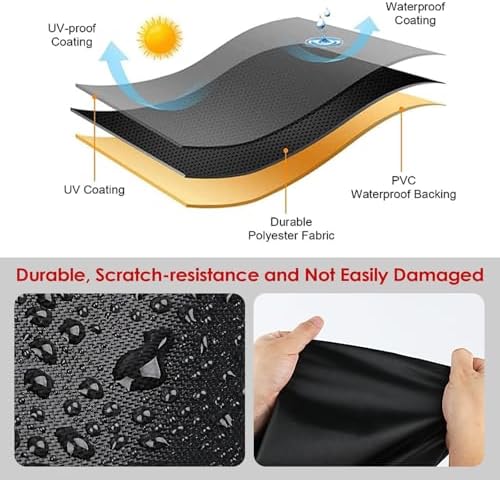 Grill Cover for Royal-Gourme-t GA5401T 5-Burner Propane Gas Grill