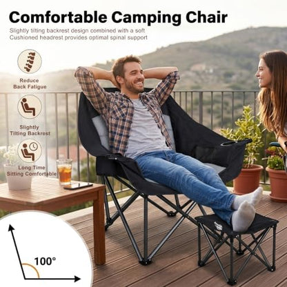 Oversized Camping Chairs for Adults Heavy Duty