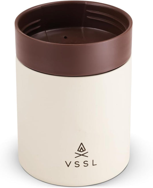 Nest 10 oz Mug, Stainless Steel, Double Walled, Vacuum Sealed & Integrates Nest Products, Cream