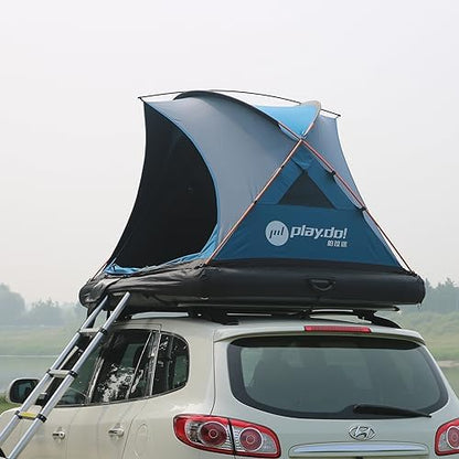 2 Person Inflatable Car Roof Top Tent with Pump,4 Season Waterproof and Sun Resitant Camping Dome Camping Tents for SUV, Truck and Universal Car Tent,Easy Setup