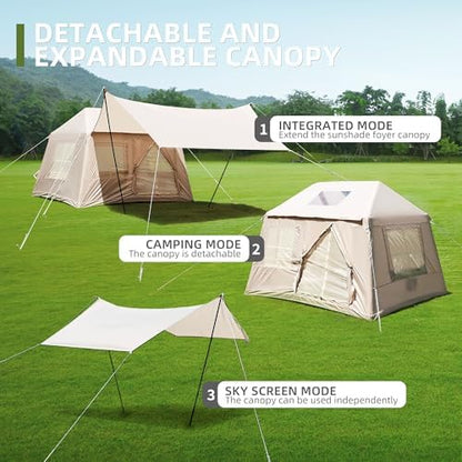 Inflatable Camping Tent with Hand Pump
