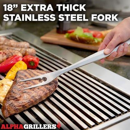 Alpha Grillers Grill Tools Set, BBQ & Grilling Accessories Outdoor Utensils