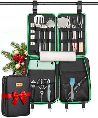 FANGSUN Camping Cooking Set, Portable Camping Utensil Set