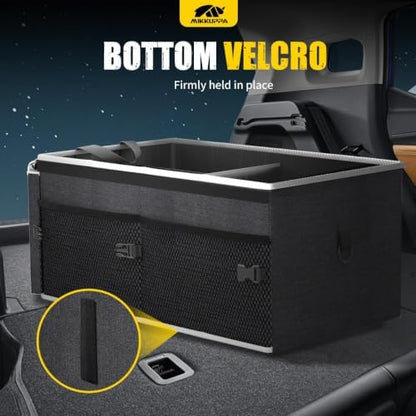 MIKKUPPA Trunk Organizer with Lid - 65L Collapsible Car Organizer