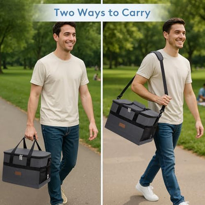 Lifewit Cooler Bag 30/50/60 Cans Collapsible, Insulated Large Lunch Bag