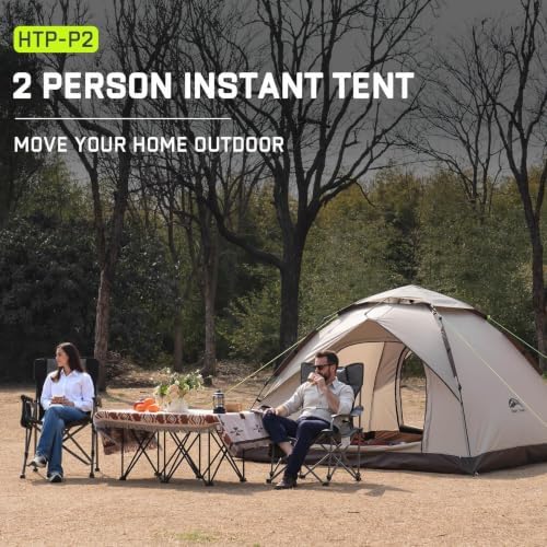 Happy Travel 2/4 Person Camping Tent, Instant Easy Pop Up Tents for Camping