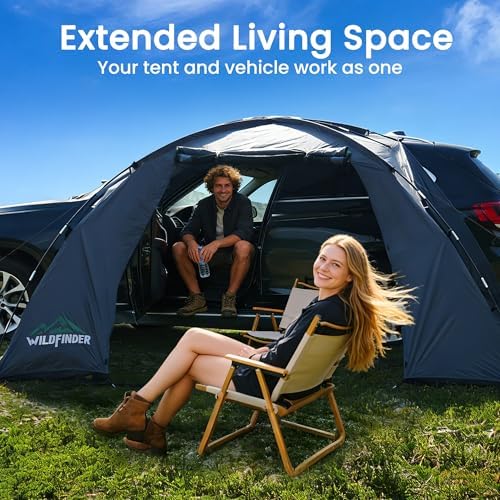 WildFinder SUV Tent, Car Tents for Camping, SUV Tailgate Tent for Family