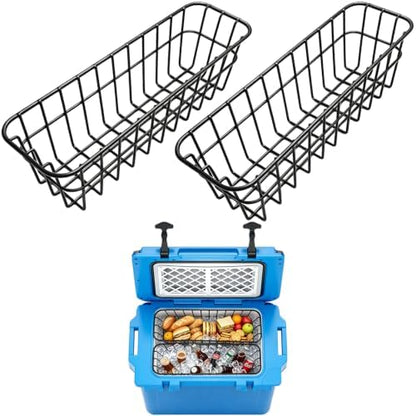 Cooler Basket for RTIC 22 QT Ultra-Light Cooler - Dry Goods Tray, Breathable Steel Wire Construction, No Condensation, Keeps Food Dry & Chilled, Outdoor Camping Beach Tailgate Accessories.