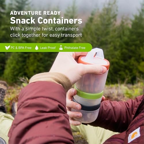 humangear STAX Stackable Containers, Medium, Springtime