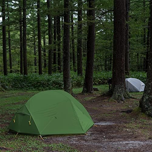 Naturehike Mongar 2-Person 3-Season Backpacking Tent Lightweight Waterproof Double Layer Easy Setup Camping Hiking Tent with Footprint