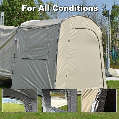 Economical Car Camping Tent - Easy Setup 210D Ripstop, Spacious Universal Fit for Overnight Outdoor Trips