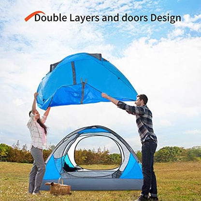 BISINNA 2/4 Person Camping Tent Lightweight Waterproof Backpacking Tent