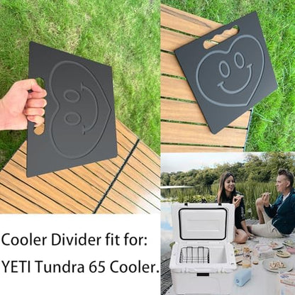 Cooler Divider, YETI Tundra 65 Cooler Divider Cutting Board, Cutting Board and Dividers - Specifically Designed for Compatible with The Yeti Tundra 65 Quart Models Coolers.