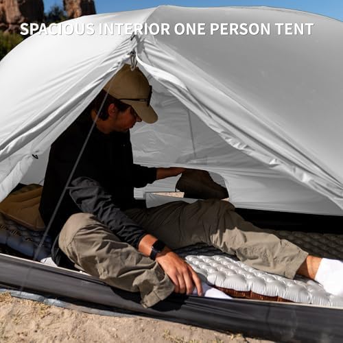 Naturehike Mongar Upgraded 1/2/3 Person Backpacking Tent,Waterproof Lightweight Camping Tent with Footprint