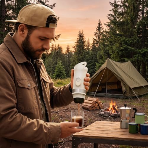 Portable Coffee Maker, USB-C Rechargeable Electric Espresso Machine