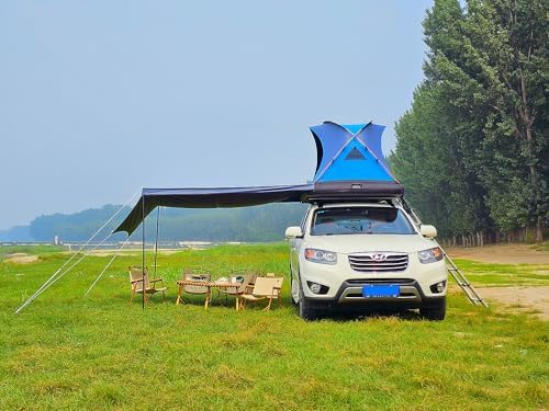 2 Person Inflatable Car Rooftop Tent Easy Set-up Large Outdoor Glamping Camping Tent for SUV,Truck and Universal Auto Self-Driving Touring