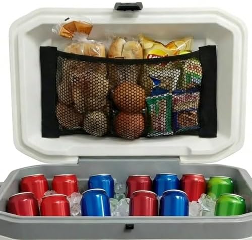 Dry Storage Cooler Lid Net Organizer Fits YETI, Igloo & Coleman