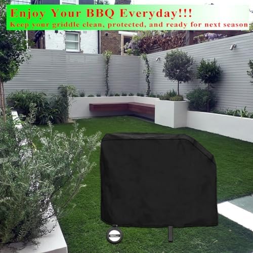 Griddle Cover for Royal Gourmet 2 Burner Griddle- 600D Flat Top 38 Inch Grill Cover for Royal Gourmet GB2000 Regal 2-Burner Flattop Gas Grill Griddle, Heavy Duty & Waterproof Outdoor