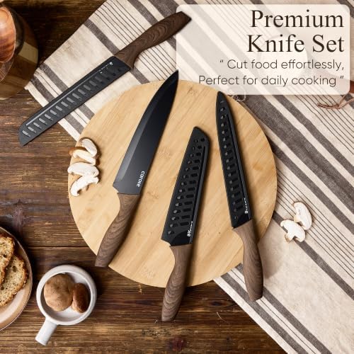 CAROTE 38pcs Pots and Pans Set Non Stick, Cookware Set Detachable Handle