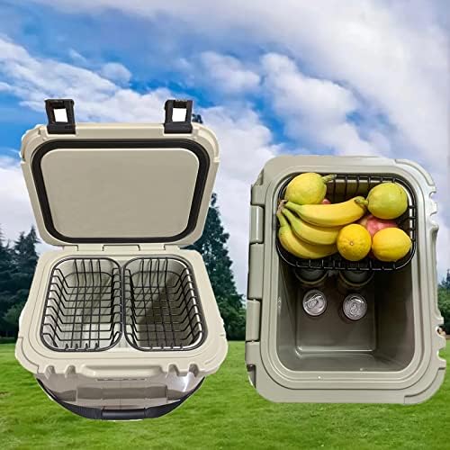 Cooler Basket Compatible with YETI Roadie 24 and Yeti Roadie 32, Dry Goods Wire Cooler Rack Storage Will Keep Smaller Items Dry and Stay Goods High for Roadie 24,32 Ice Chest Good to Hold Fruit, etc.