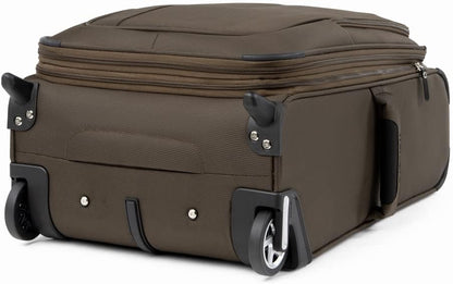 Travelpro Maxlite 5 Softside Expandable Upright 2 Wheel Carry on Luggage, Lightweight Suitcase, Men and Women, Mocha, Carry On 22-Inch
