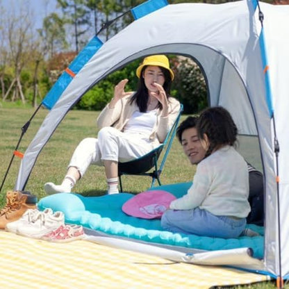 2-Person Pop-Up Camping Tent – Instant Setup, Water-Resistant, Lightweight Dome with Dual Mesh Doors & Extensible Porch – Ideal for Beach, Hiking & Backpacking
