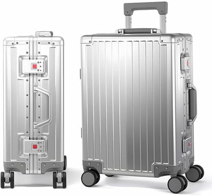 All Aluminum Carry On Luggage 22x14x9 Airline Approved，Hard Shell Carry On by VentureVault