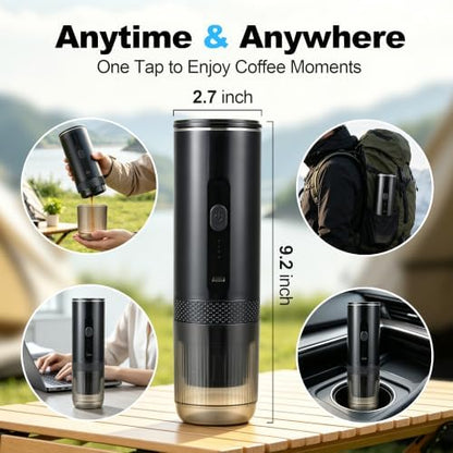 Goldtouch Portable Electric Espresso Machine,Travel Coffee Maker