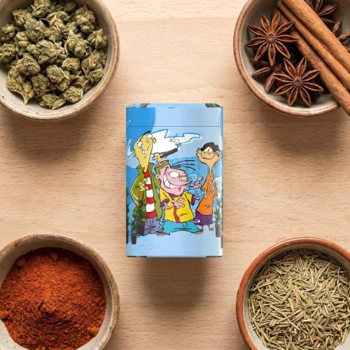 Aluminum Storage Jar Portable Airtight Smell Proof Container Bottle Multipurpose Storage Container for Spices, Coffee & Teas 70ml (Blue)