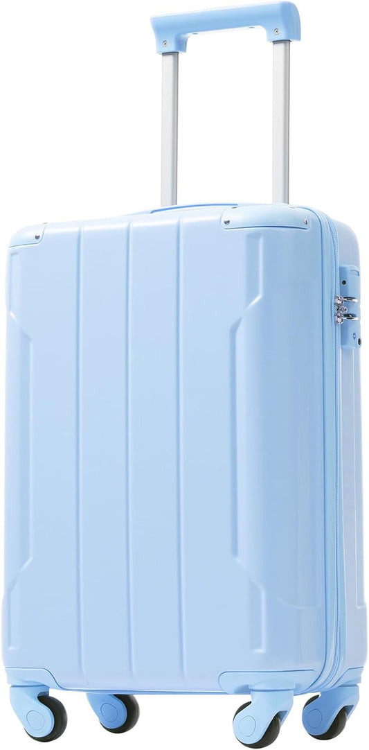 Merax 20 Inch Carry On Luggage Airline Approved, Hardshell ABS Suitcase with Spinner Wheels, TSA Lock, Lightweight Travel Luggage for Business Trips & Weekend Getaways