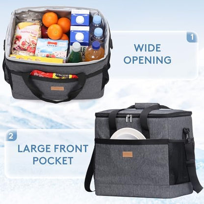 Lifewit Cooler Bag 30/50/60 Cans Collapsible, Insulated Large Lunch Bag