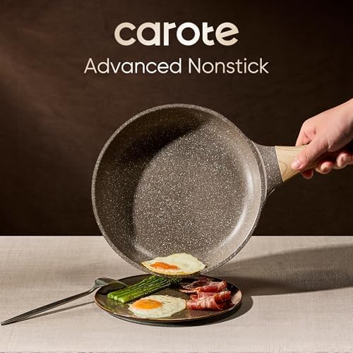 CAROTE 26pcs Pots and Pans Set, Nonstick Cookware Sets