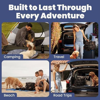 Rubyloo Original Doggy Bag™ Dog Travel Bag for Supplies with Travel Bowls