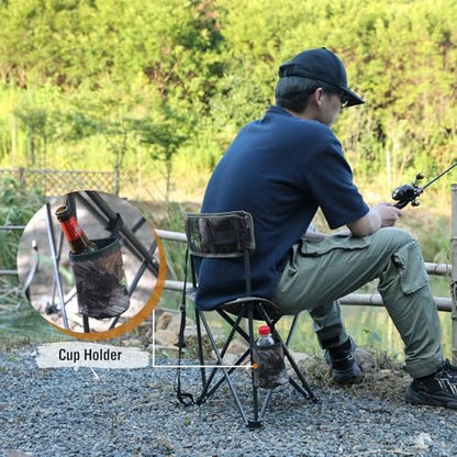 REDCAMP Tripod Hunting Chair for Blinds, Folding Lightweight Portable Fishing Chair