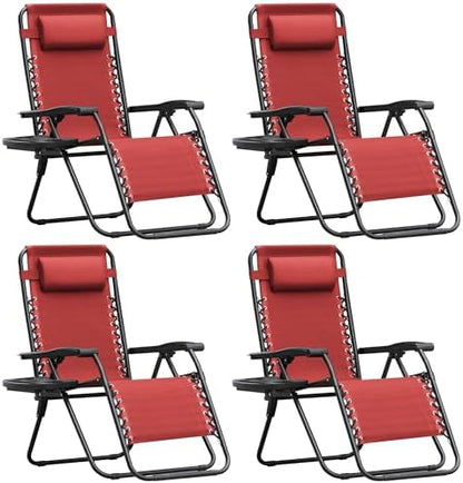 Homall Zero Gravity Chair Patio Folding Lawn Camp Reclining Lounge Chair