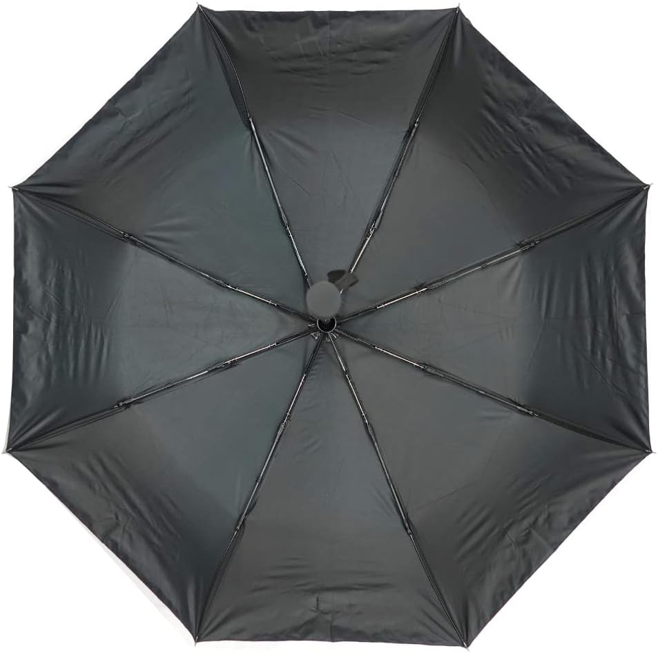 LLanxiry Compact Travel Umbrella, Mini Windproof Umbrellas for Rain & Sun, Small Lightweight Outdoor UV Umbrella, Portable Folding Umbrellas for Travel