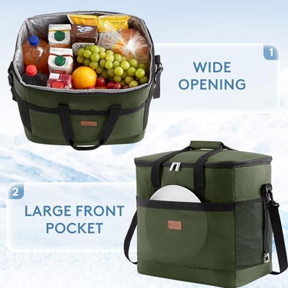 Lifewit Cooler Bag 30/50/60 Cans Collapsible, Insulated Large Lunch Bag