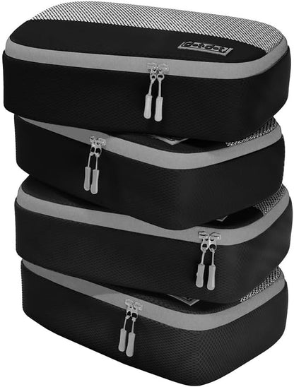 4pc Small Packing Cubes for Travel - Luggage Packing Organizers - Travel Packing Cubes for Suitcases