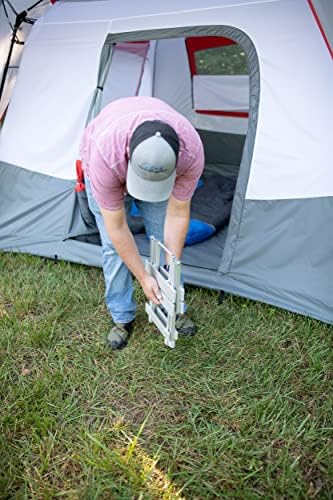 ALPS Mountaineering Sidekick Portable Stool or Side Table – Ultra Lightweight 2 lb Folding Camp Furniture with 200 lb Capacity, Aluminum Frame for Camping, Tailgating, RV & Patio