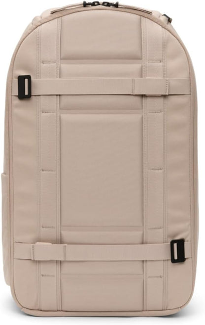 Db Journey Ramverk Backpack - Durable Travel Backpack with Laptop Compartment & Pockets for Work, Luggage with Roller Bag Hook Up System, 26L - Fogbow Beige