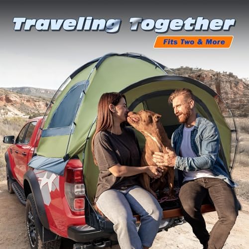 WildFinder Truck Bed Tent, Pickup Truck Tents for Camping 6.4-6.7 FT Bed