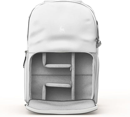 BREVITE - The Jumper - Compact Camera Backpacks for Photographers - A Minimalist & Travel-friendly Photography Backpack Compatible With Both Laptop & DSLR Accessories 18L (Nimbus Gray)